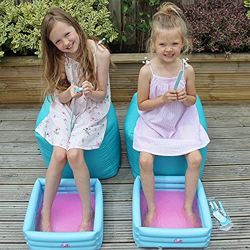 ZIMPLI - Gelli Spa, 5 Use Pack, Pedicure Set, Massaging Marbles & Mint Essential Oil, Kids Pamper Sleepover Party Treat for Tweens, Xmas Gift for Girls - Image 4