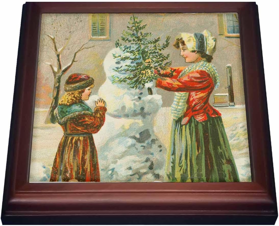 3dRose Trivet, 8 by 8-Inch, Brown