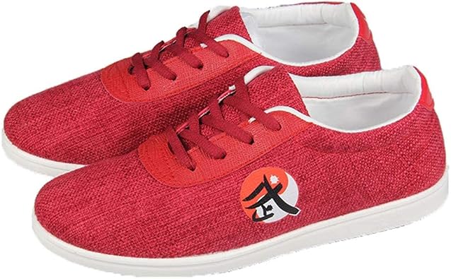 Unisex Tai Chi Kung Fu Shoes, Breathable Martial Art Shoes Chinese Traditional Wushu Shaolin Wing Chun Trainers for Men Women