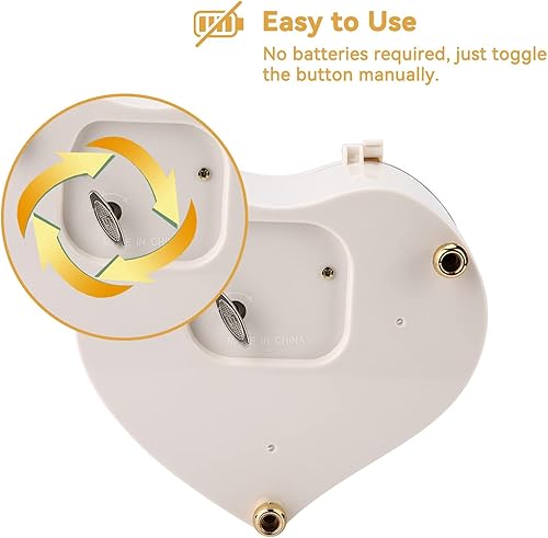 Miniatura 6 de HERCHR Caja de música Bailarina Musical Joyero de Corazón Musical Joyero para Hija Novia en Cumpleaños Navidad San Valentín Niñas Caja de música