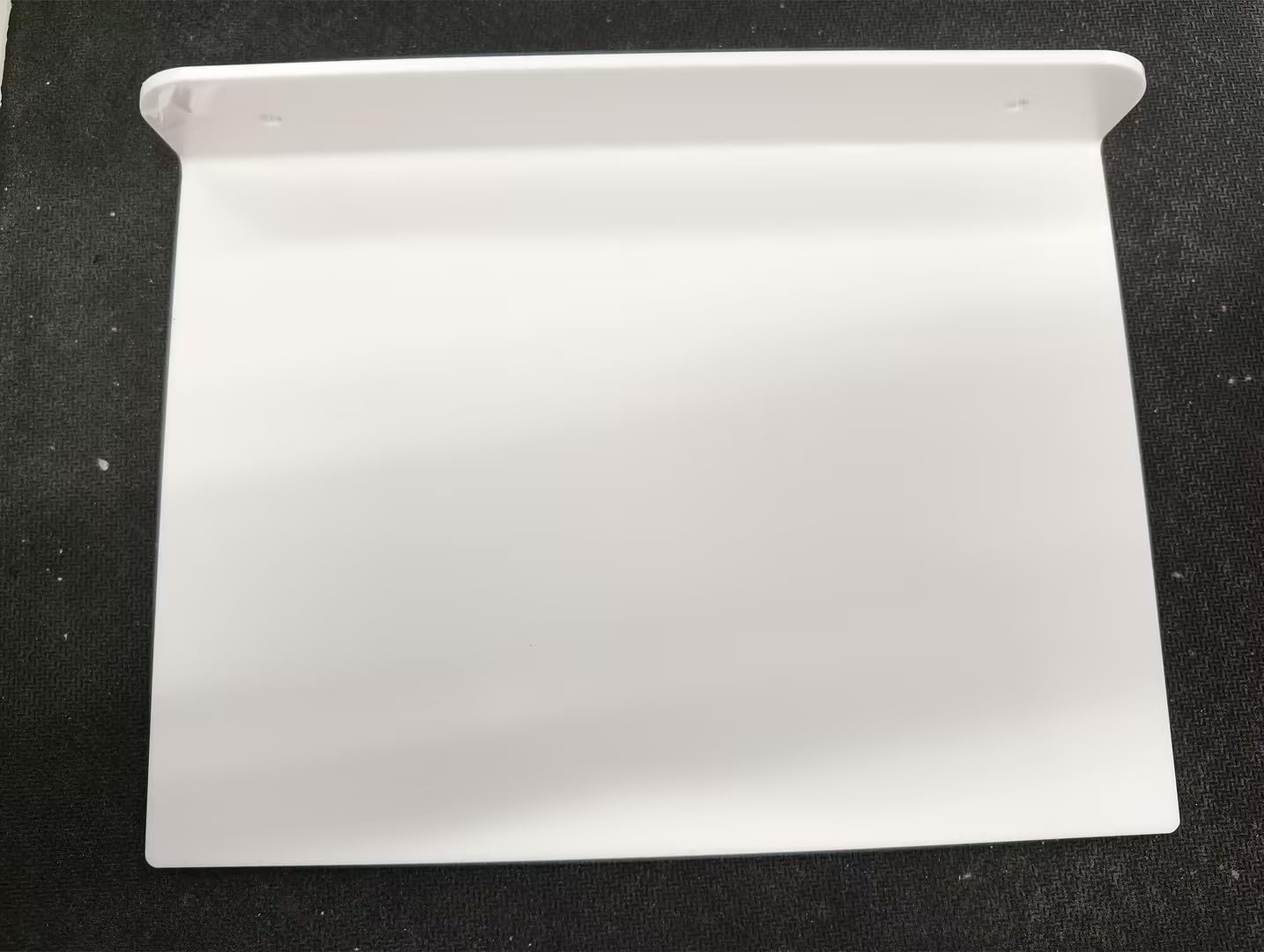 AYESY Floating Shelves for Wall, 2 Pack White Acrylic Shelf, 19.8×14.7×3cm — image 1
