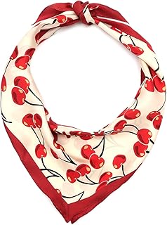 COACH Cherries Swirl Printed Silk Diamond