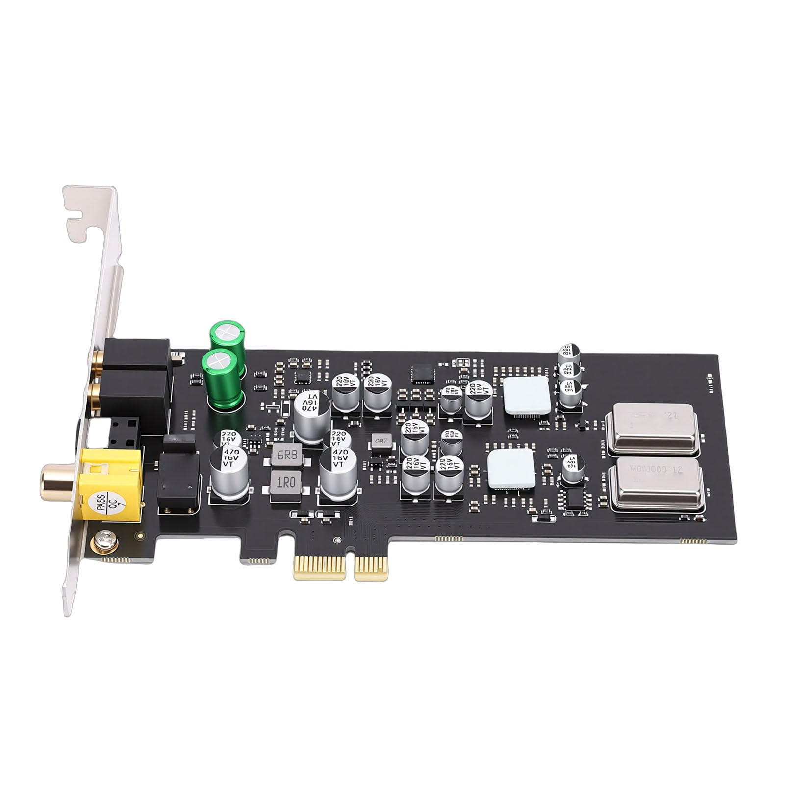 Karta Dźwiękowa PCIE do 5.1, Profesjonalny Adapter HiFi z Koncentrycznym Wyjściem Cyfrowym światłowodu, Główny Kontroler CM108AH 127dB do Studia Gier PC