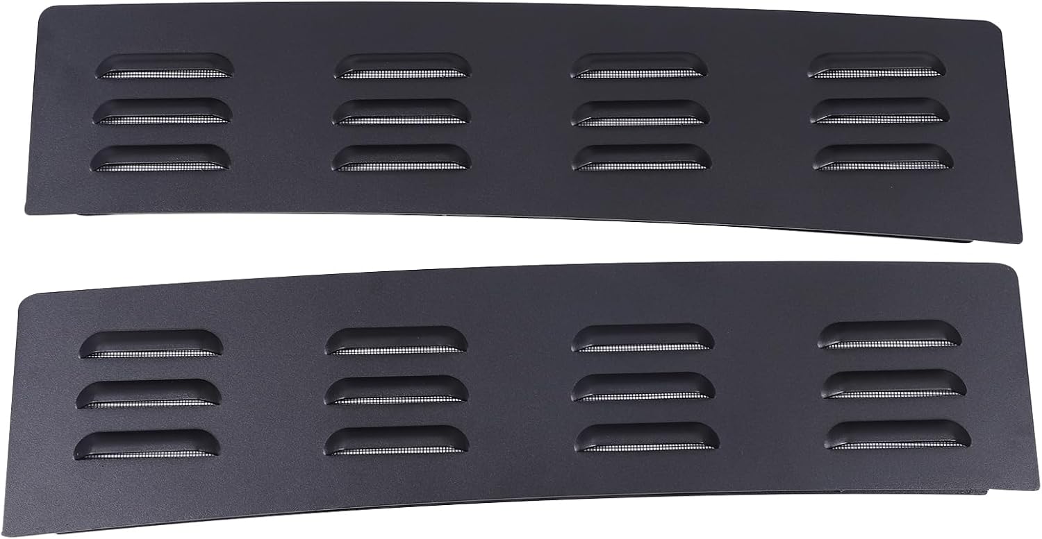 Aunginsy Aluminum Rear Side Window Louvers Air Vent Cover Compatible with Subaru Crosstrek 2024 2025 Rear Side Window Louvers Sun Shade Cover Wind Vent Air Deflector Decoration Exterior Accessories
