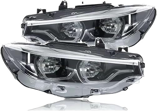 2PCS Car Lights Compatible with BMW F32 LED Headlight 2012-2019 F36 F80 F33 DRL 425i 428i 430i 435i Signal Head Lamp Automotive Accessories2013-2015 8 pins
