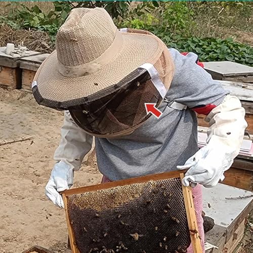 Gorro de apicultor con red antimosquitos para evitar picaduras 4