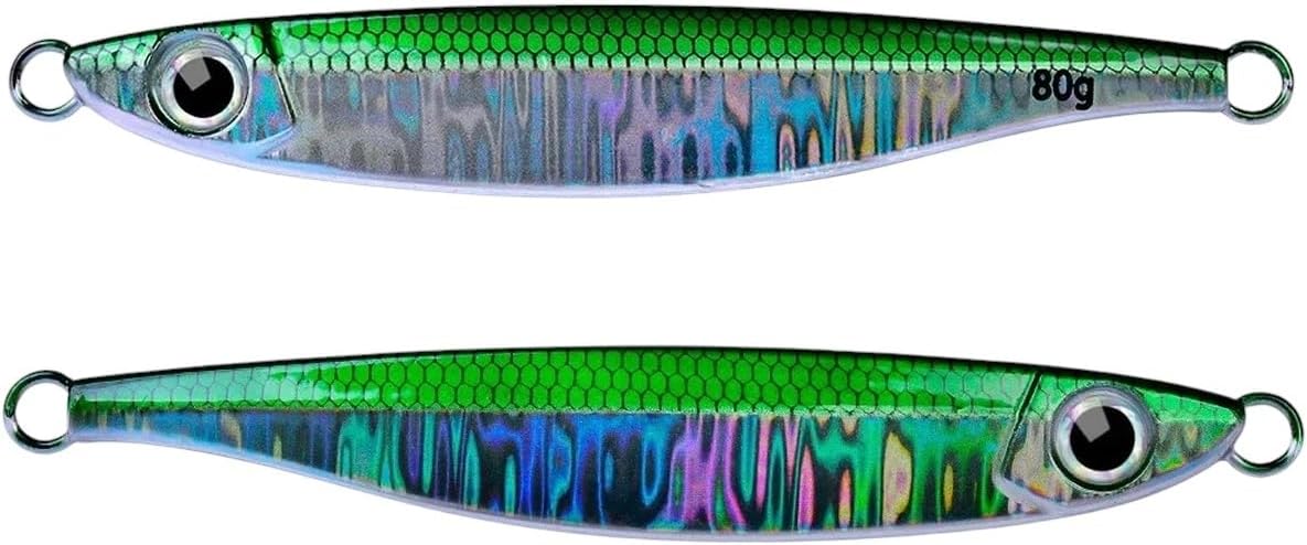 m5pcs C-40mm-5Pcs/Lot New 14g40g60g80g Fast Sink Luminous Fishing Lure Metal Jig Spoon Pesca Shore Lures Fish Tuna Bait Saltwater Sea