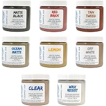 Penguin Pottery - Variety Set - Mid Fire Matte Series - Cone 6 - Includes 8 4oz Jars