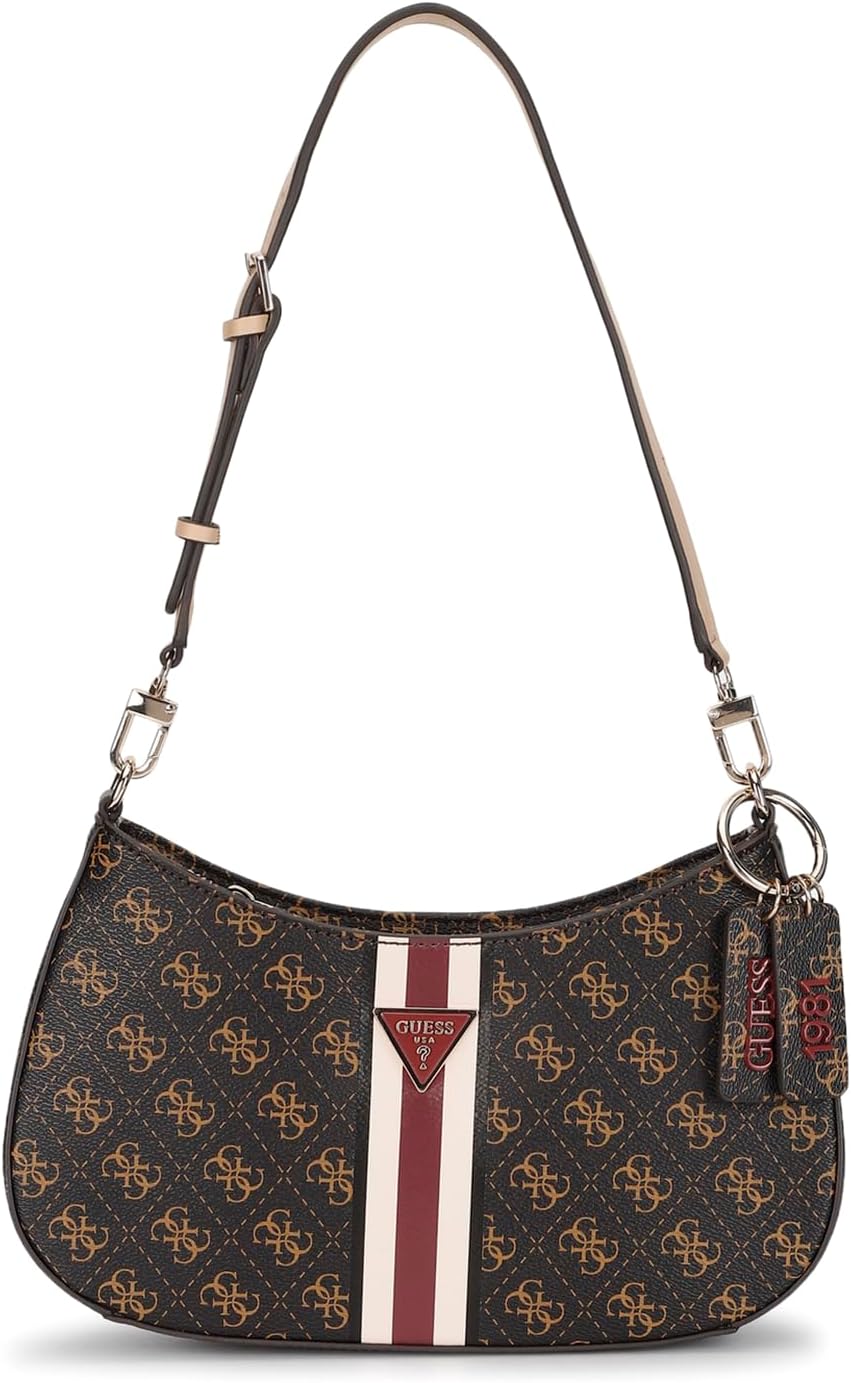 GUESSWomens Noelle Top Zip Shoulder Bag Handbag