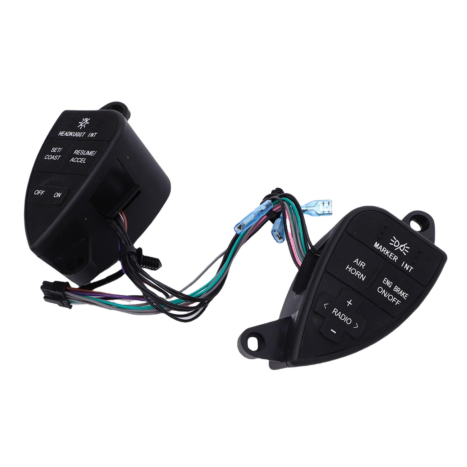 Aramox Interruptor de Control del Volante ABS Interruptor de Crucero de Repuesto 9015101 2611199C91 para International ProStar 2007 2016 Ajuste Directo para Conductores de Camiones