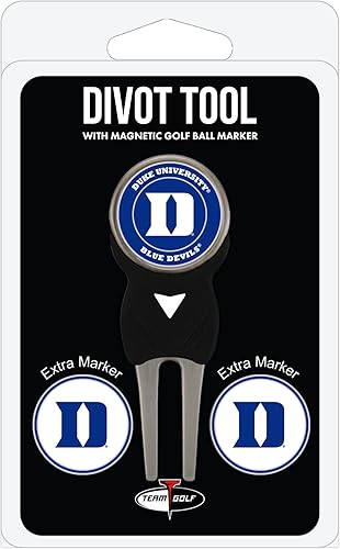 Vista 53 de Team Golf NCAA - Herramienta Divot con 3 marcadores de pelota de golf, los marcadores son esmaltes magnéticos extraíbles de doble cara