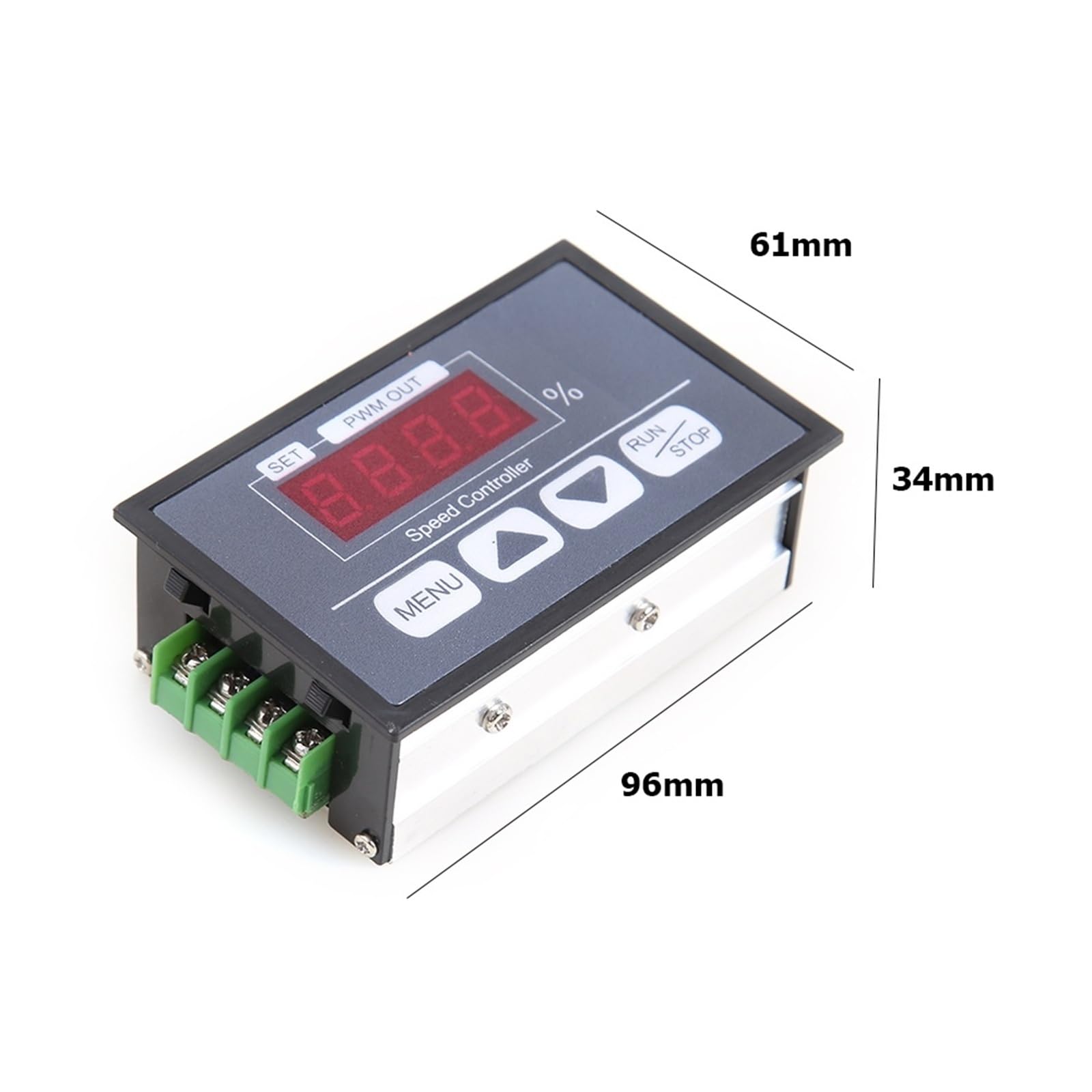 Regolatore di velocità DC 6-60V 30A Display digitale Motore PWM Forte tenacità Regolatore continuo elettrico portatile