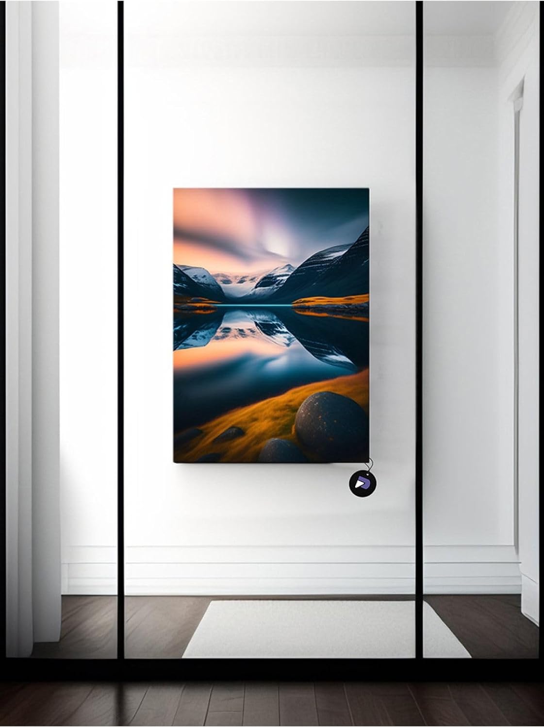 Postermanya (pster20982) Nordik Yansısı Iskandinav Tarzı Kanvas Tablo 21 x 30
