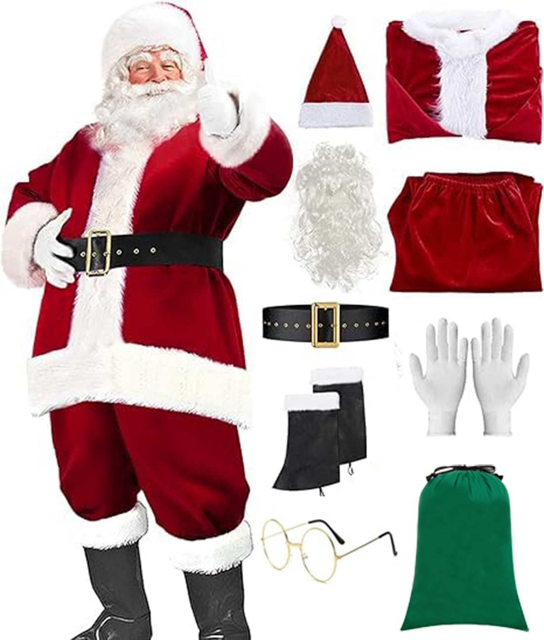 See full amazon price history chart for Partysanthe Velvet Adult Santa Suit for Men 9 PCS Set Christmas Santa Clause Costume Partysanthe Velvet Adult Santa Suit for Men 9 PCS Set Christmas Santa Clause Costume (B09P5GNYWQ) Amazon Price History, Amazon Price Tracker