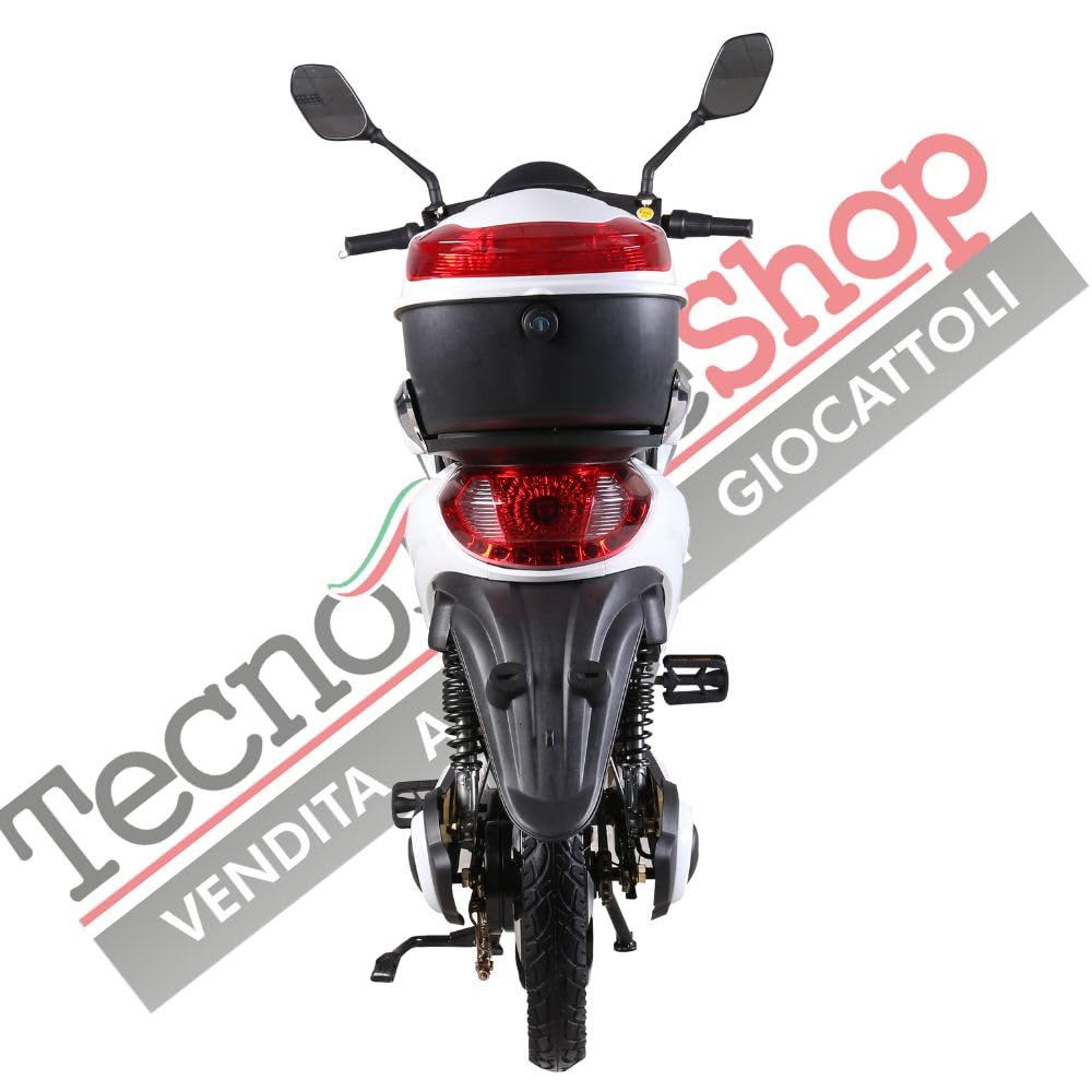 Tecnobike Shop Bici Elettrica a Pedalata Assistita Biciclette Elettroniche Alimentate Z-Tech ZT-09-TA 250w 12Ah Batteria al Piombo Antifuro Bluetooth