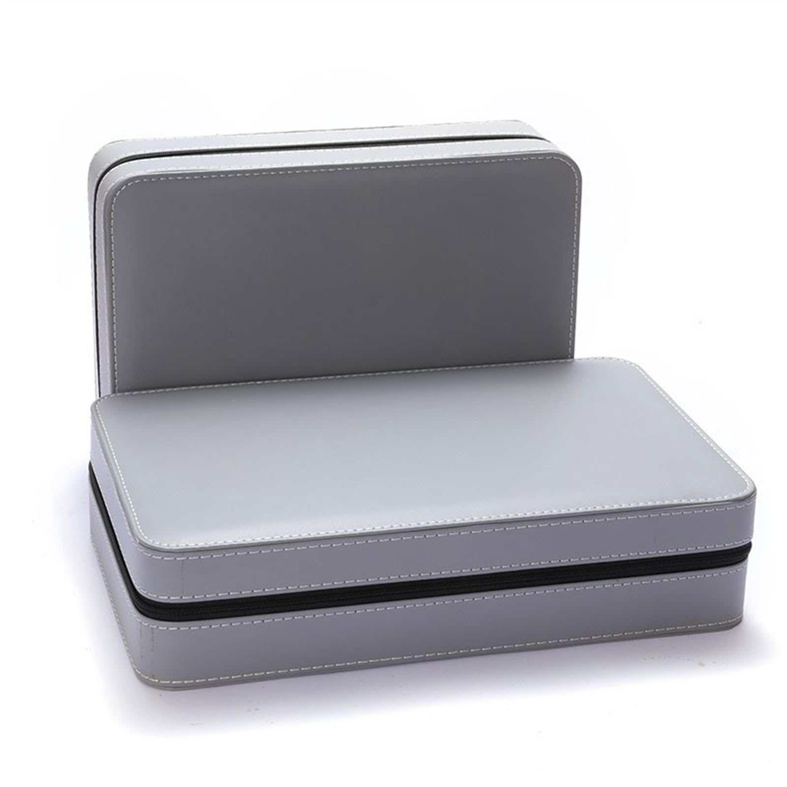 CLoxks Uhrenbox, große Kapazität, Uhren-Aufbewahrungsbox, PU-Leder, Uhren-Organizer, 12 Fächer, Schmuck-Sammelboxen, Uhren-Organizer für Aufbewahrung und Präsentation
