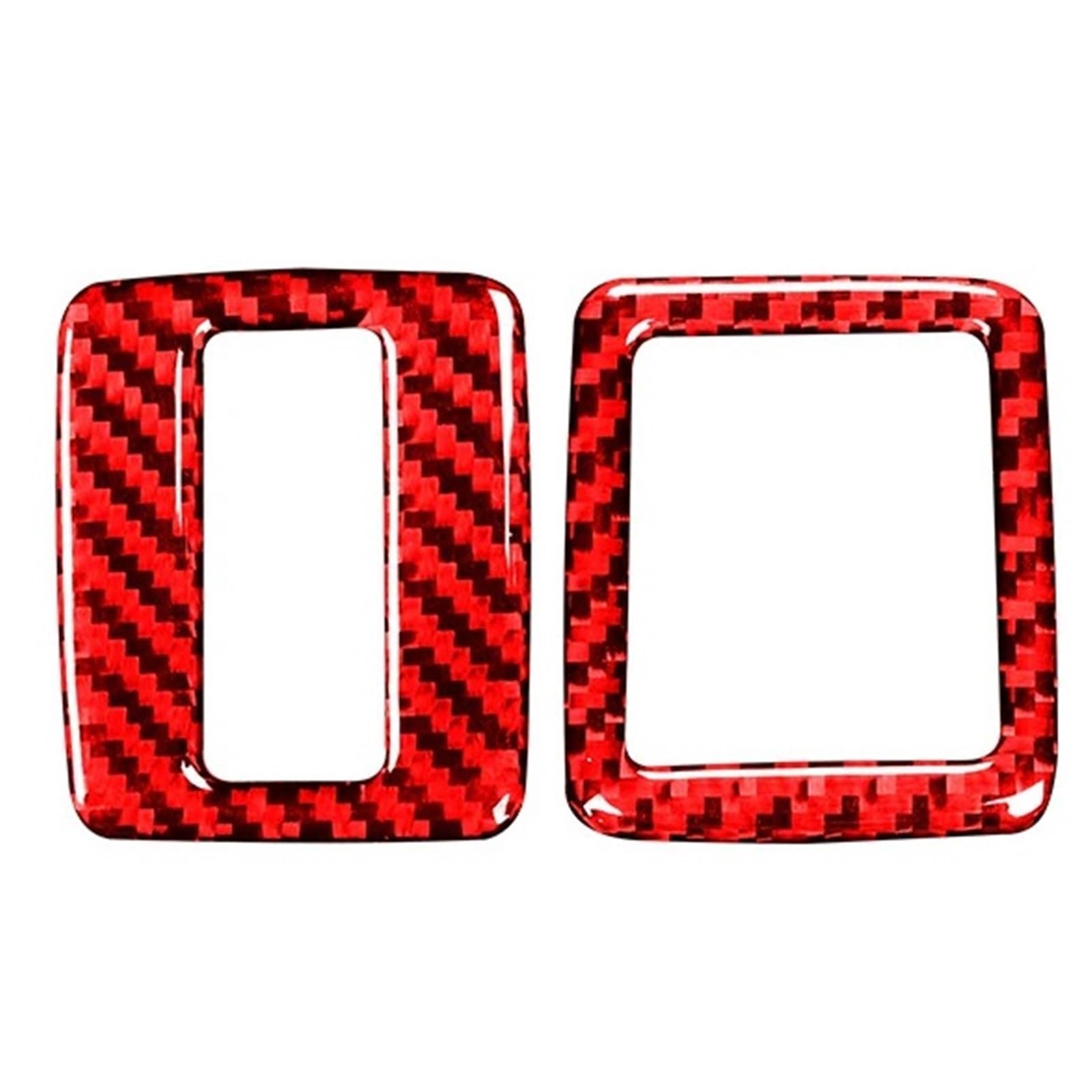 THXZINGLWG Compatible for Scirocco R 2009-2016 Car Accessories Carbon Fiber Internal Stickers Window Control Button Decoration(TYPE1)