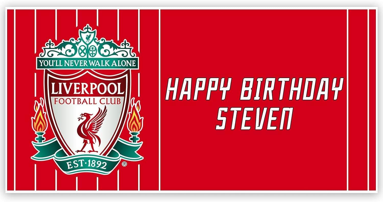 Liverpool Personalized Birthday Banner