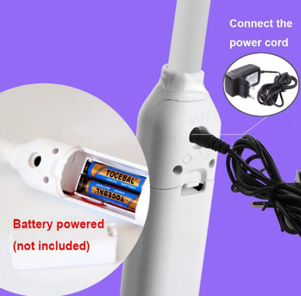 Lampa z lupą biurkową z oświetleniem LED Lampa powiększająca LED Składana lupa Lampa biurkowa 2x 5-krotne powiększenie Regulowane ramię obrotowe do stołu warsztatowego Zadanie Craft (kolor: A)