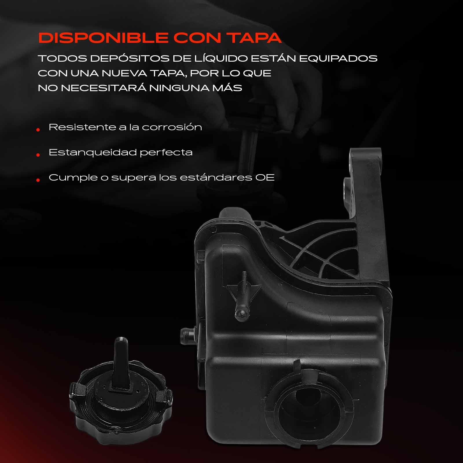Frankberg Depósito de compensación Aceite hidráulico Dirección asistida Compatible con Sprinter 46-T Furgoneta B906 413 CDi Sprinter 46-T Plataforma/Chasis B906 413 CDi Replace# 7691462137