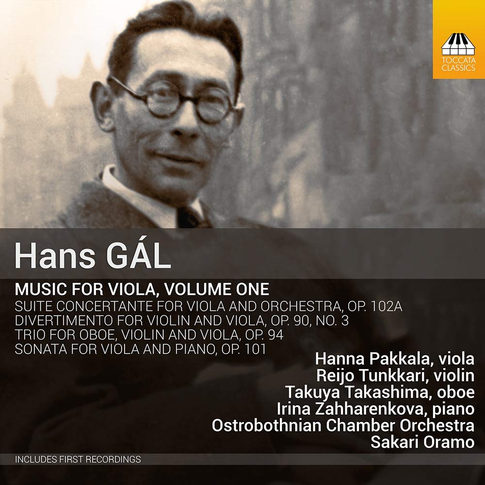 Hans Gál: Music for Viola, Volume 1