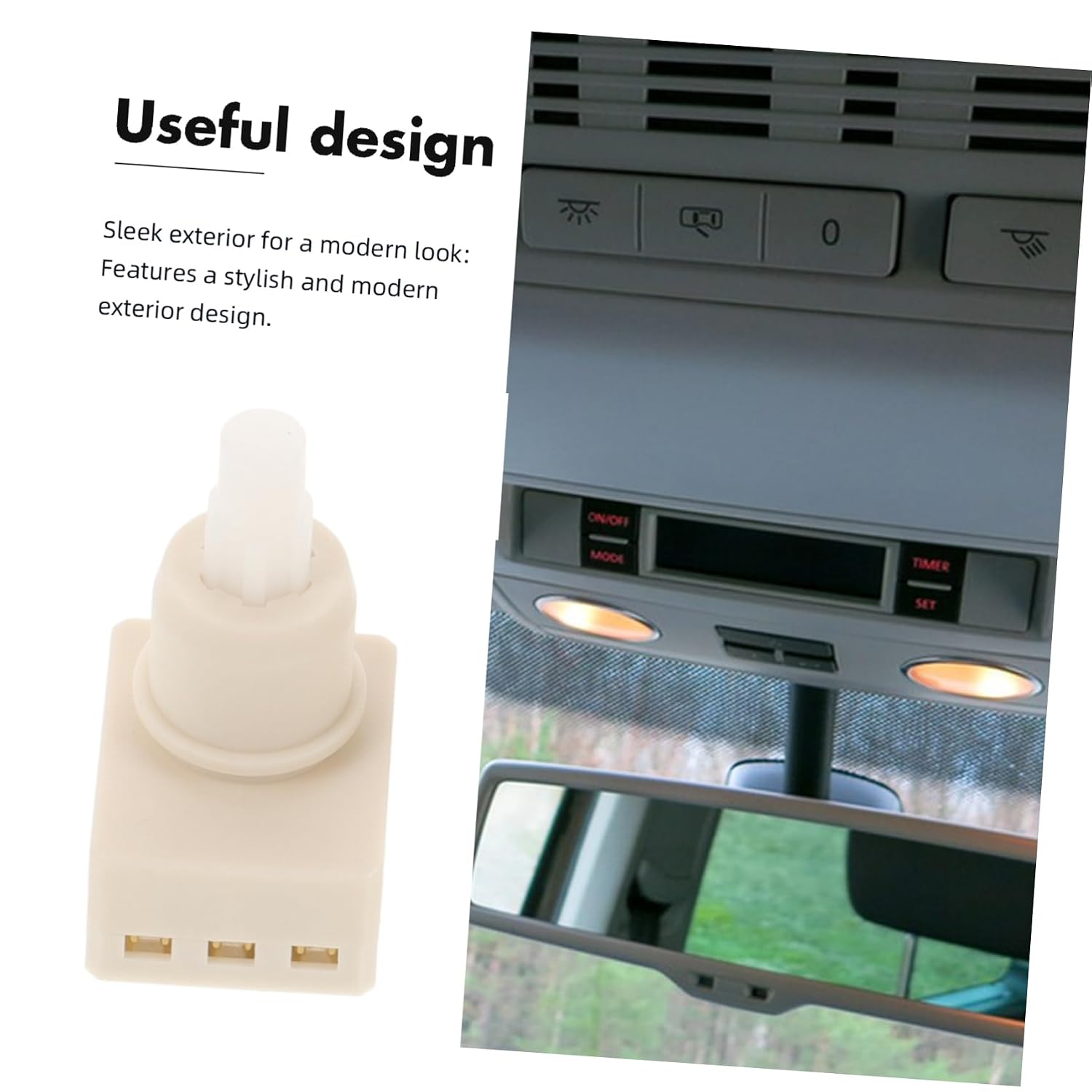 2pcs Car Dome Light Switch Kit Replacement for Sturdy Abs Material Quick Easy Installation