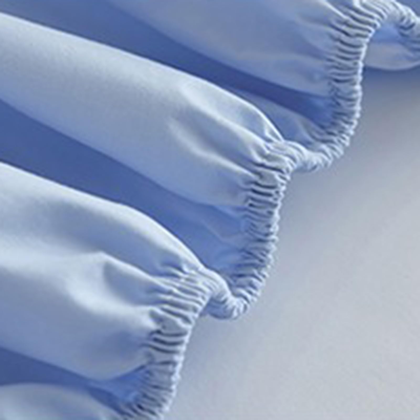 Protector Colchón, Funda colchon, Transpirable, Bolsillo Profundo Totalmente Elastic Equipada, sábana Bajera Doble, Sabana Bajera Cama (Azul,180x200cm)