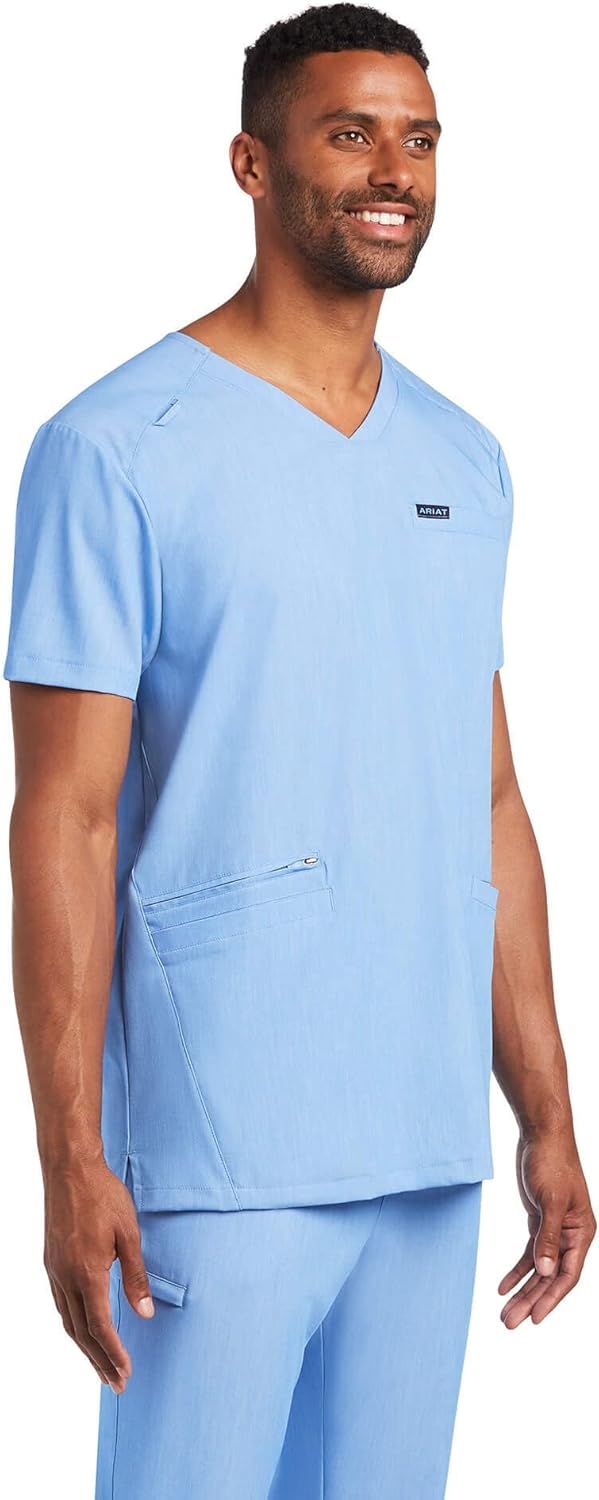 ARIAT Men's Derham 6 Pocket Scrub Top