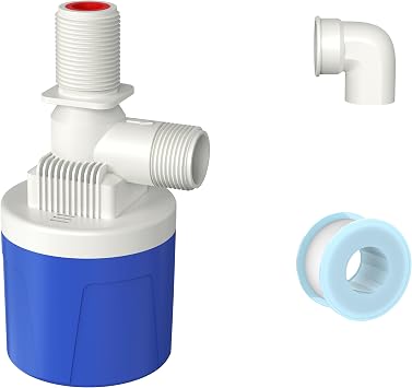 Automatic Water Level Control Valve Inside Type,Inner Top Float Uesd for Tank, Solar Energy, Auto Pot, Aquarium Valve, Tank Traditional Upgrade(1/2top )