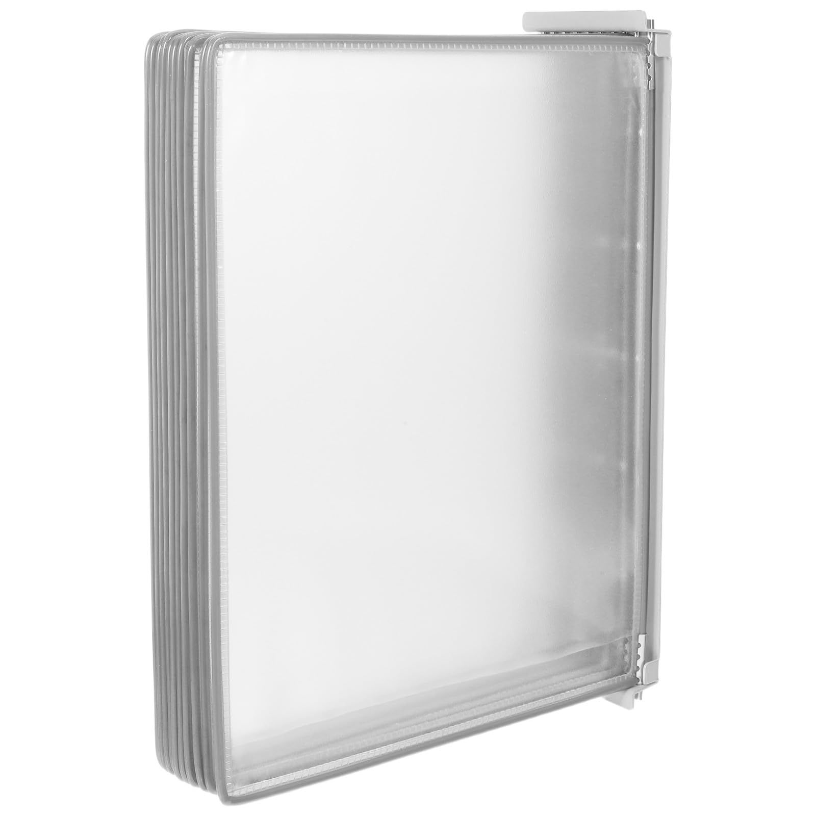 Cabilock Hängender Wand Aktenordner aus Pvc und Eisen mit 10 Seiten Flip System A4-kompatibler Wandorganizer zur Platzsparenden Aufbewahrung im Büro und Workshop