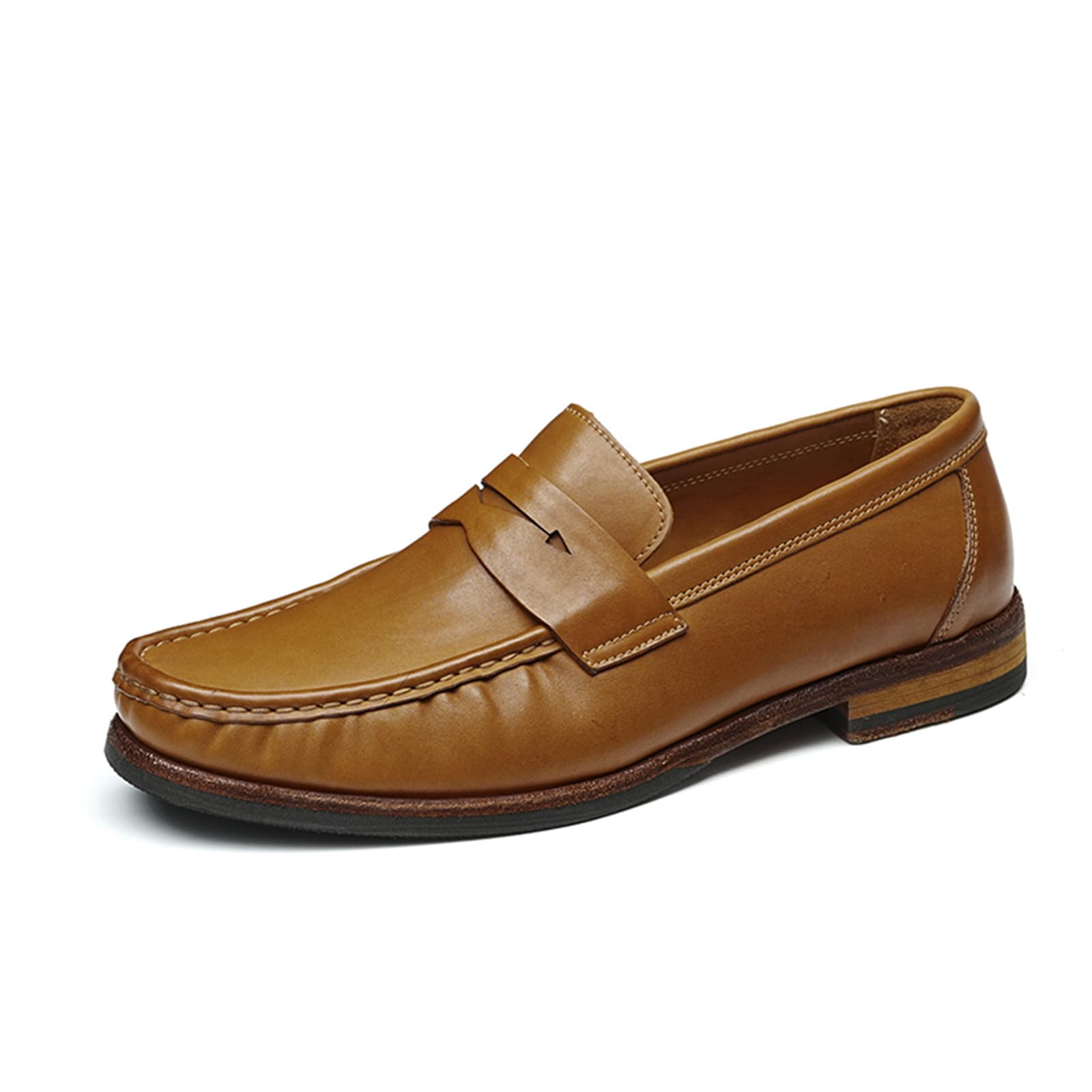 Mocasines de Cuero para Hombre Zapatos de Negocios de Fiesta de Bodas de conducción Formal