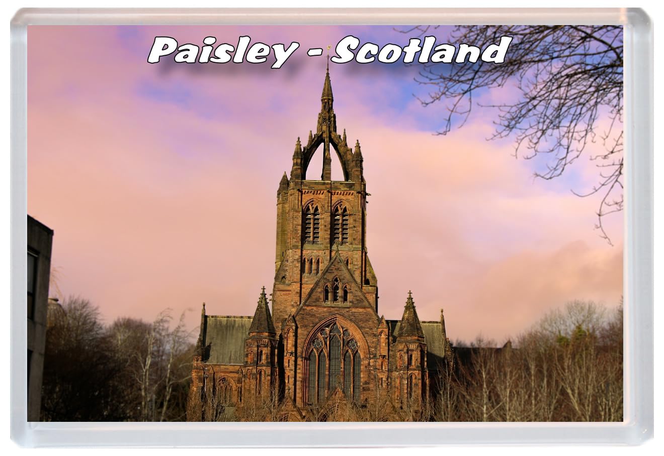 Baked Bean Store Multicolor Paisley - Scotland- 96 X 67Mm Jumbo Fridge Magnet/Magnets Bbsfhm865