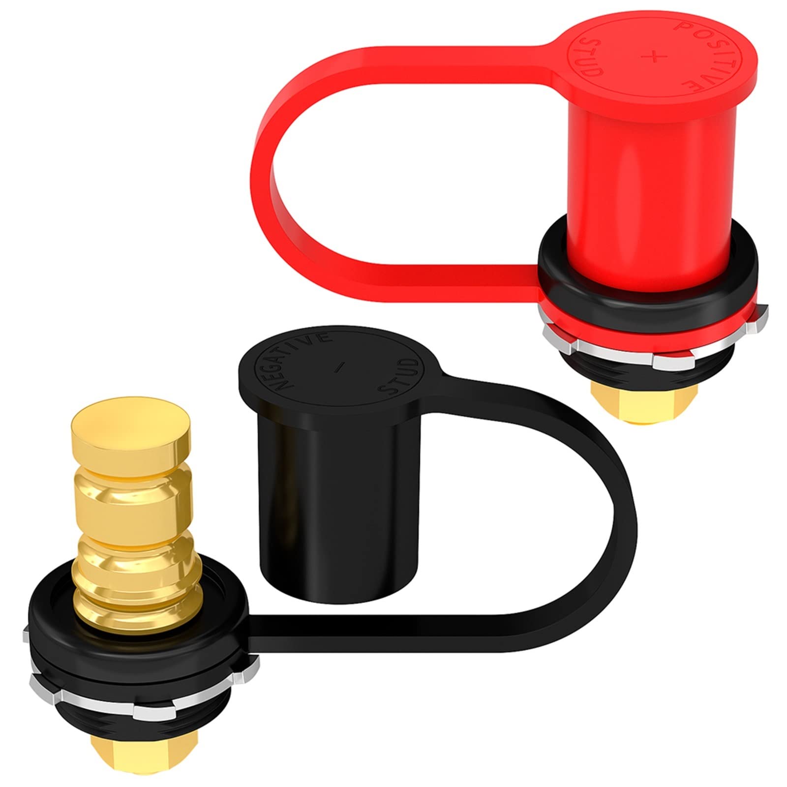 Poste del cargador de batería terminales remotos M10 para ATV y Can-Am negro rojo
