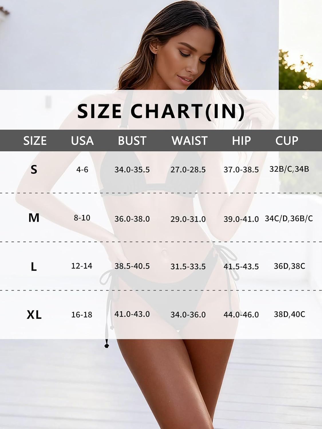 Triangle Bikini Sets for Women 2 Piece Bathing Suit Sexy Halter Top with Side Tie Bikini Bottom - Image 8