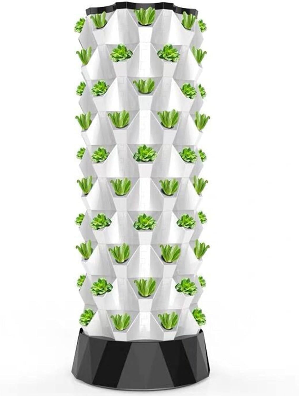 WJYTDHIQS Garden Hydroponic Growing Vertical Tower, Farm Greenhouse Hydroponic Grow Sys, Aquaponics Growing System, Vertical Tower Growing Kit, for Garden Enthusiasts