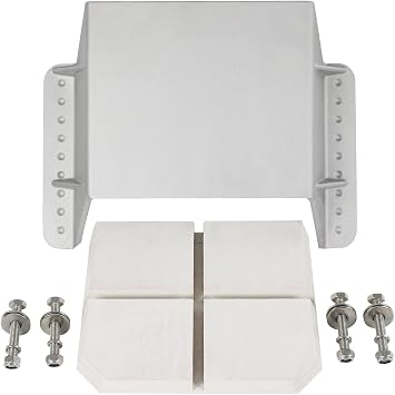 MJ-1-DP Jack Plate 4inch Setback Small Engine Jack Plates Replacement for Outboard Motors Up to 35HP, Manual Add Distance Between Engine and Transom