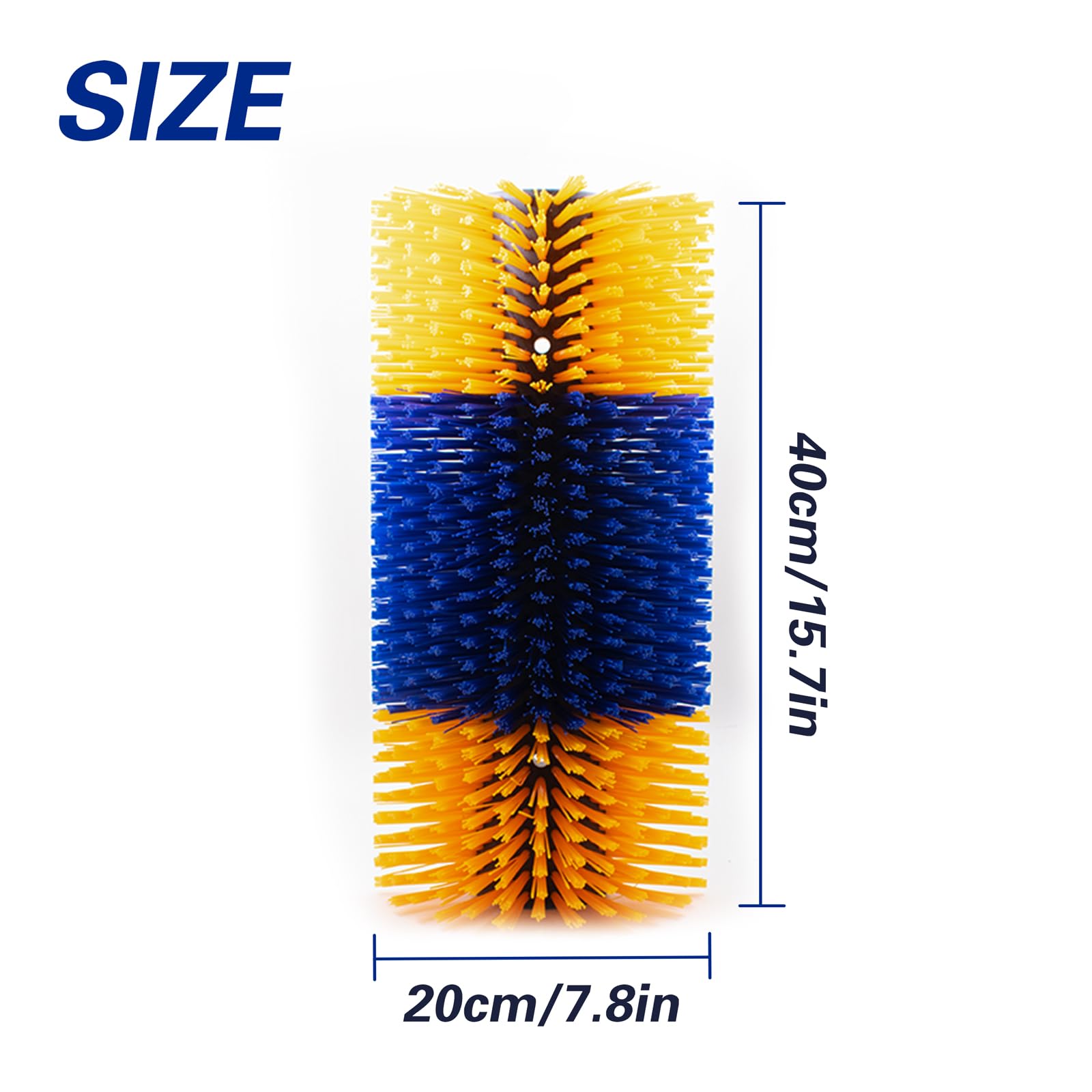 Equine Scratcher Cepillo raspador semicircular Cepillos de masaje para Equinos y Bovinos Rascadores para Caballos Horse Cattle Scratch Pad