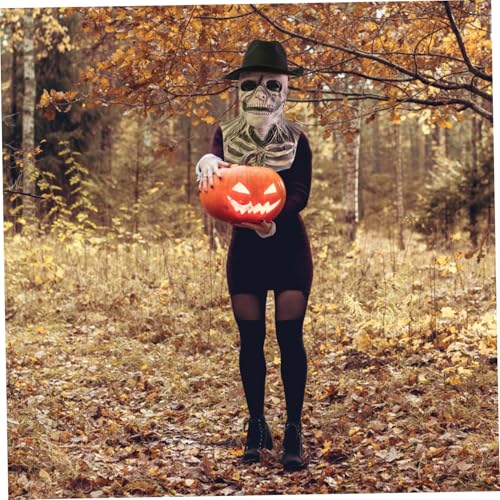 Masque de crâne complet pour éviter le maquillage d'Halloween inconfortable - 7