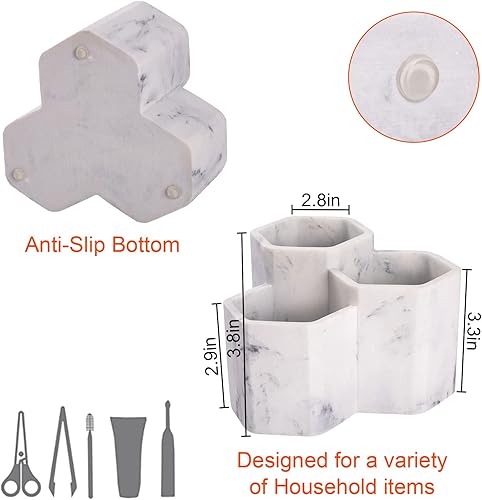 Miniatura 34 de Soporte para cepillos de dientes para baños, soporte para pasta de dientes, organizador de baño para cepillo de dientes, soporte para brochas