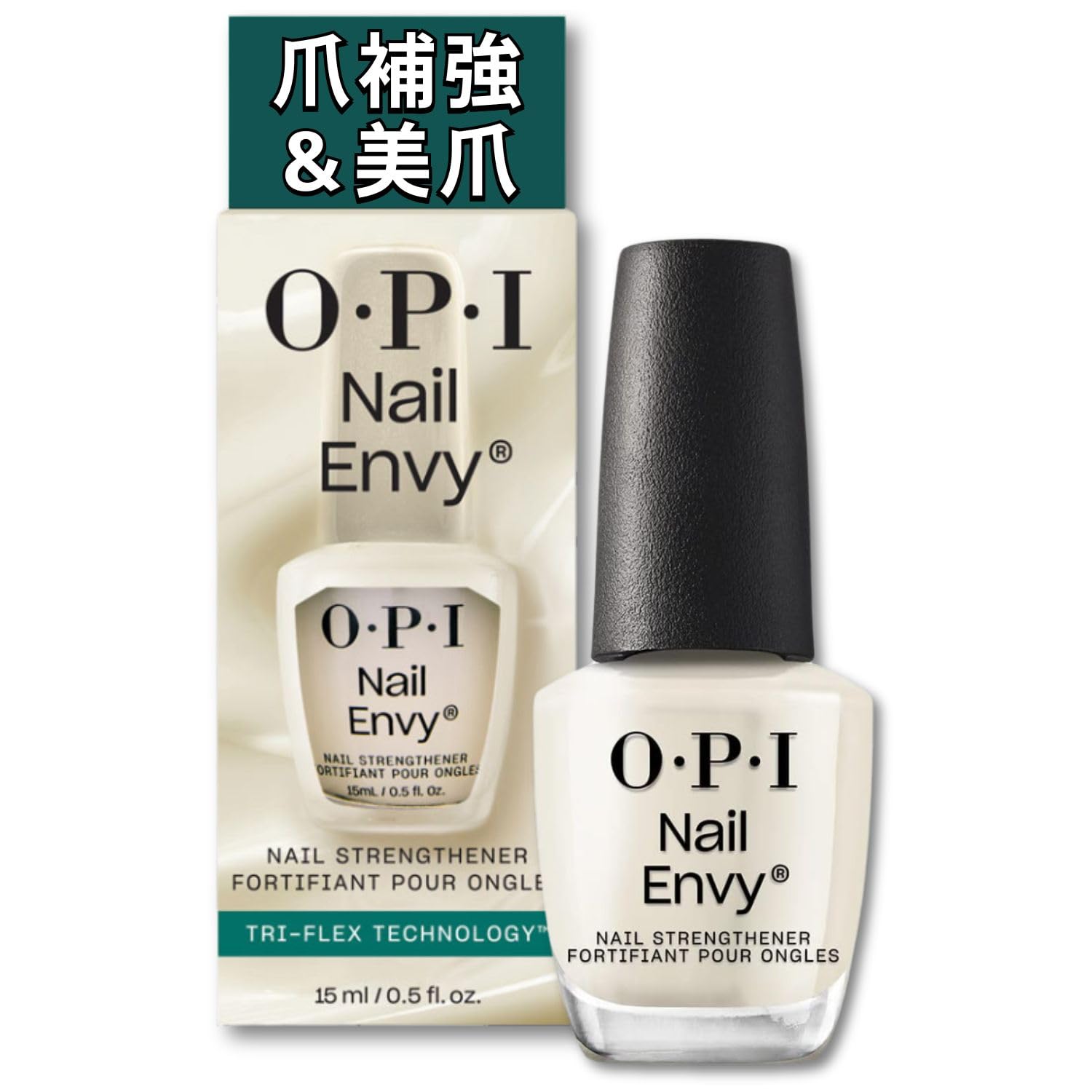 OPI Nail Strengthener NTT80 Nail Strengthener Natural Clear 0.5 fl oz (15 ml)