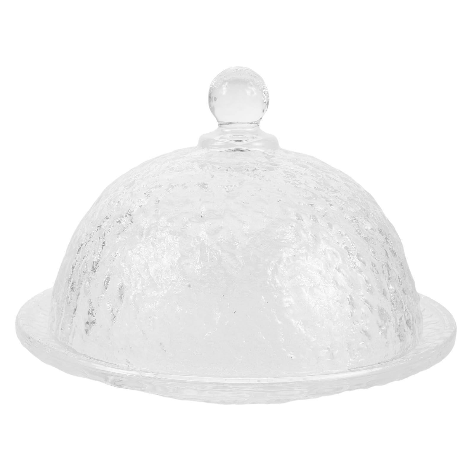 Cloche à Gâteau en Verre avec Plateau, Dôme 7, 6 Pouces