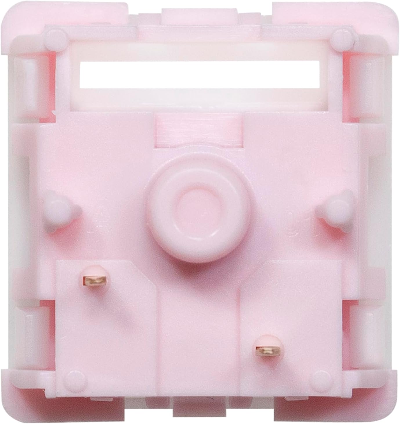 KPREPUBLIC QTUO Strawberry Cake Switch Linear Switch MX Stem for Gaming Mechanical Keyboard Pre Lubed Q1 PO3 37g 42g Long Spring (Strawberry Cake Switch x70)