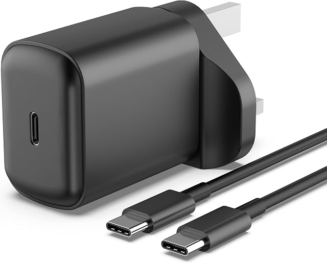 KASAENU 45W Fast Charger USB C Plug with 1M Cable for Samsung Galaxy S22+/S22/S21/S21+ S20 Ultra/S8 Tab, UK Official Wall USBC Charging Power Adapter for Type C Phone Note10+ 5G/Note 10/A80s A70s