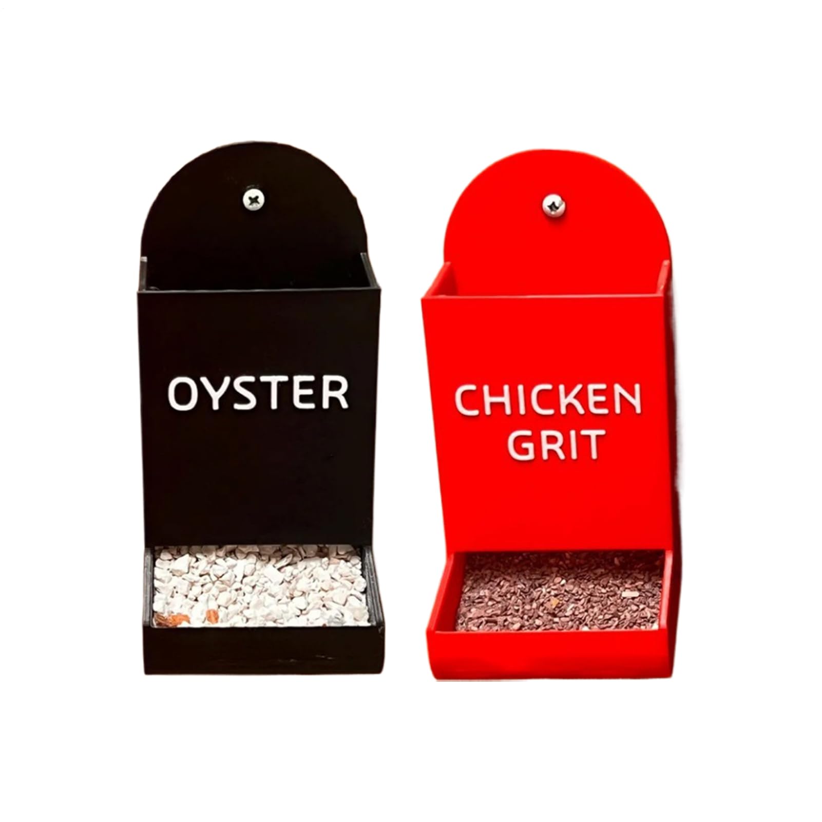 Mangeoire à huîtres pour poulets avec distributeur de nourriture pour poulet de jardin