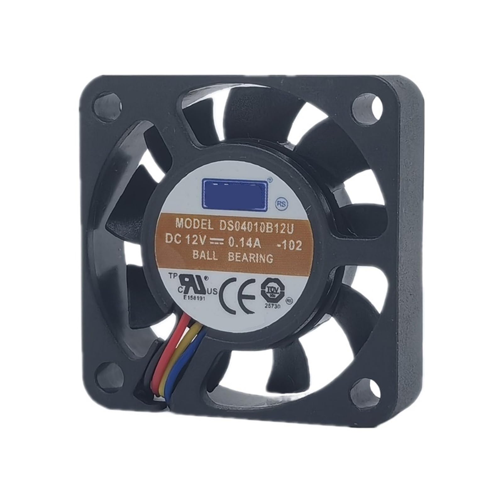 UITGVDQAT DS04010B12U DC12V 0.14a 4010 4cm 4 wire cooling fan(4 WIRES)