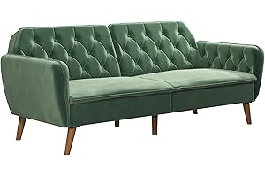 Novogratz Tallulah Memory Foam Sofa Bed Futon: Perfect for Small Spaces and Modern Living