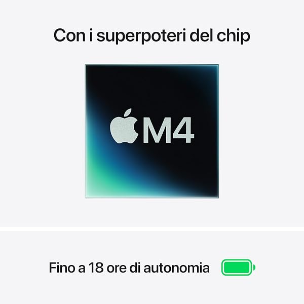Apple Portatile MacBook Air 15'' con chip M4 (2025): progettato per Apple Intelligence, display Liquid Retina da 15,3'', 16GB di memoria unificata, 256GB di archiviazione SSD, Touch ID; Argento - 2