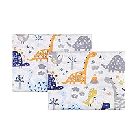 Vista 2 de Paquete de 2 fundas de almohada para niños pequeños, 100% algodón de 14 x 19 pulgadas, se adapta a almohadas de ropa de cama de niños pequeños de 14