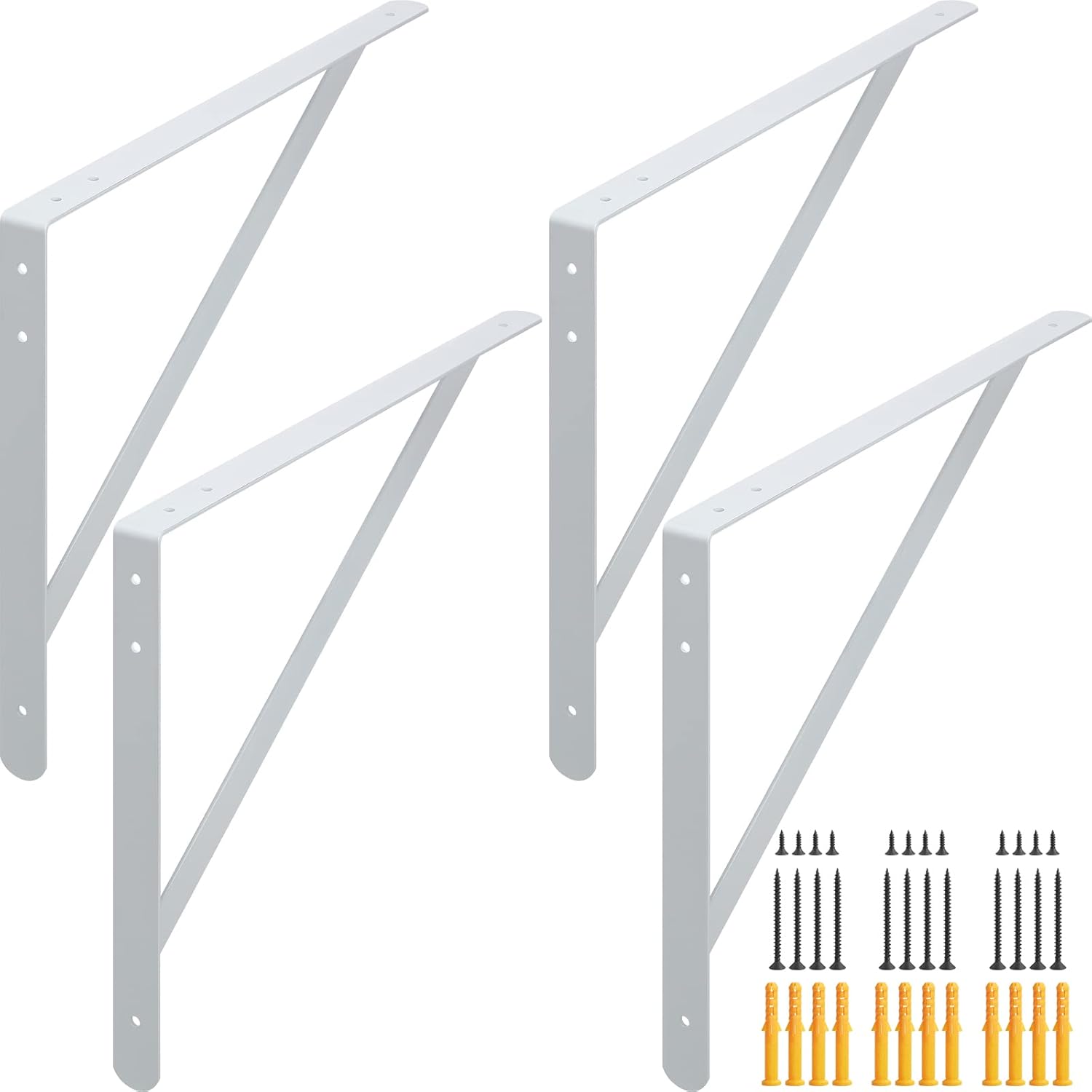 Countertop Support Brackets 20 inch, Heavy Duty Floating