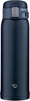 Zojirushi (ZOJIRUSHI) Water bottle direct drinking [One-touch open] Stainless steel mug 480ml Navy SM-SF48-AD